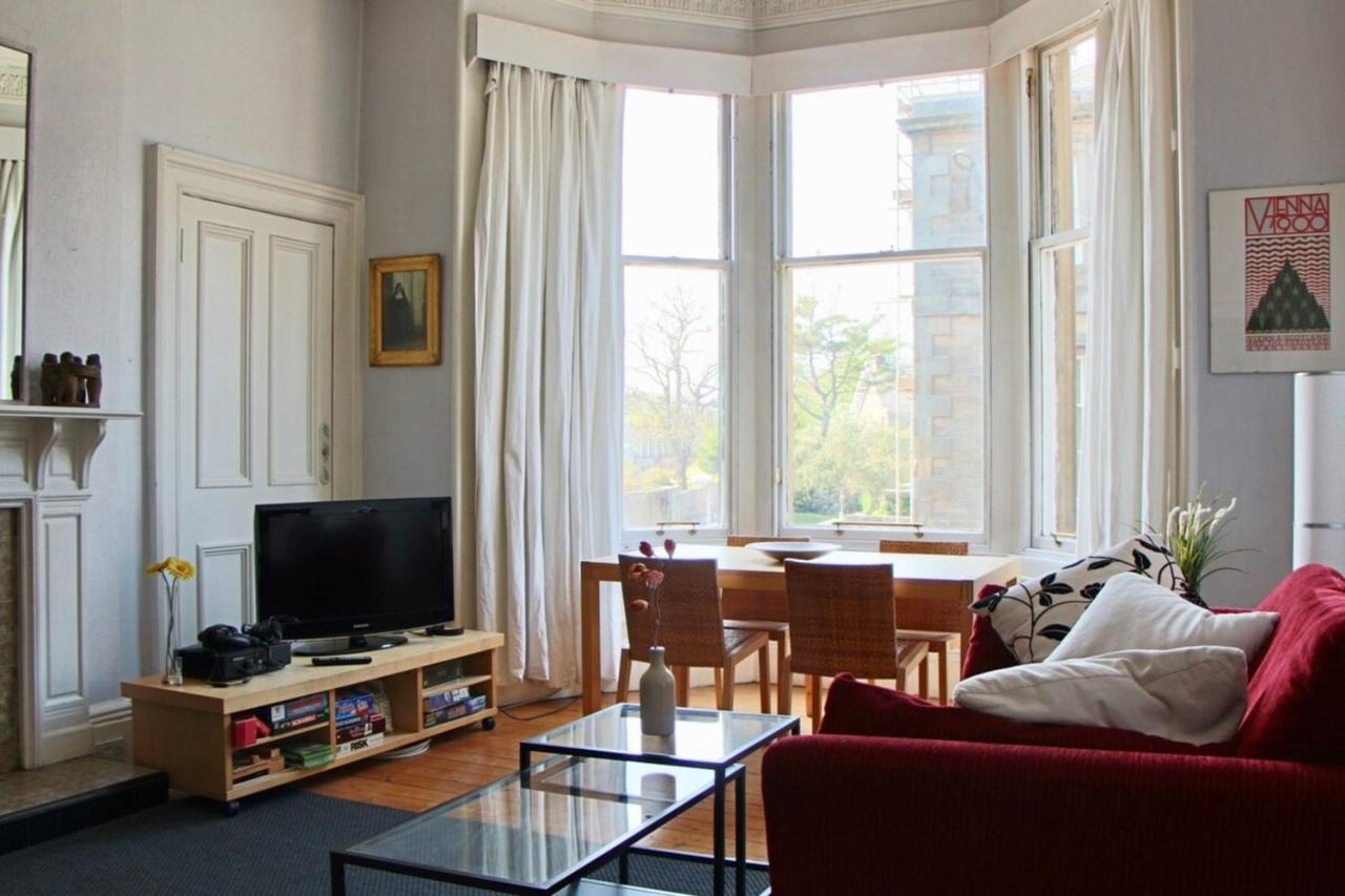 Classic Edinburgh Flat In The Heart Of Morningside Apartamento Exterior foto